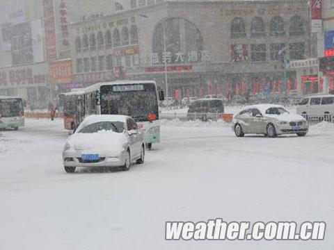 黑龙江大部出现强雨雪天气 今天局地仍有暴雪